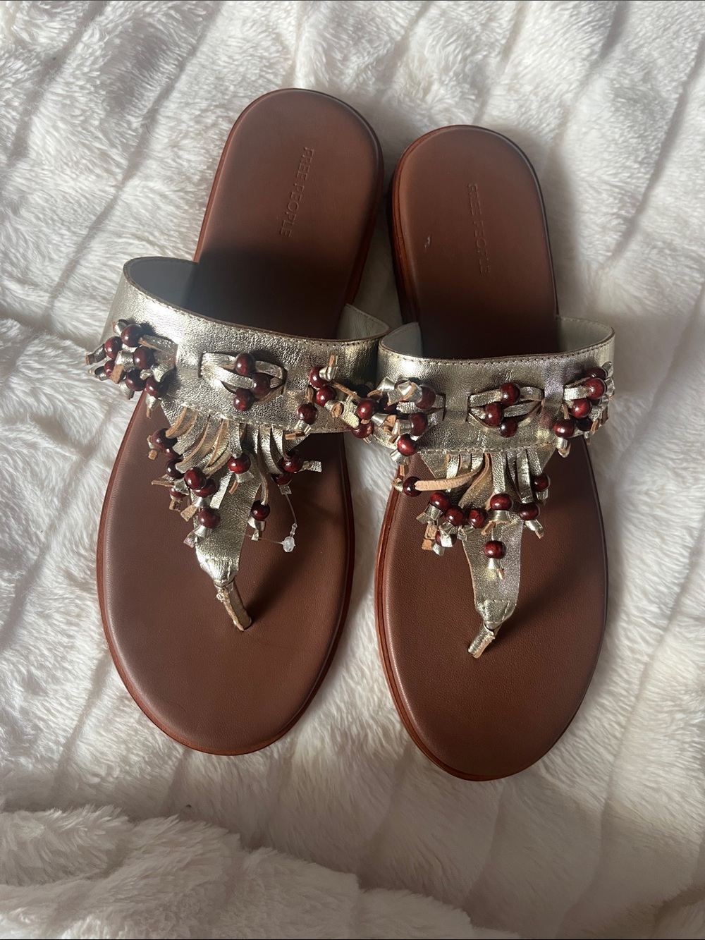 Free People Sadie Fringe Sandals - Picture 7 of 9
